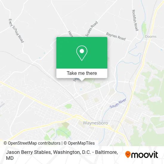 Jason Berry Stables map