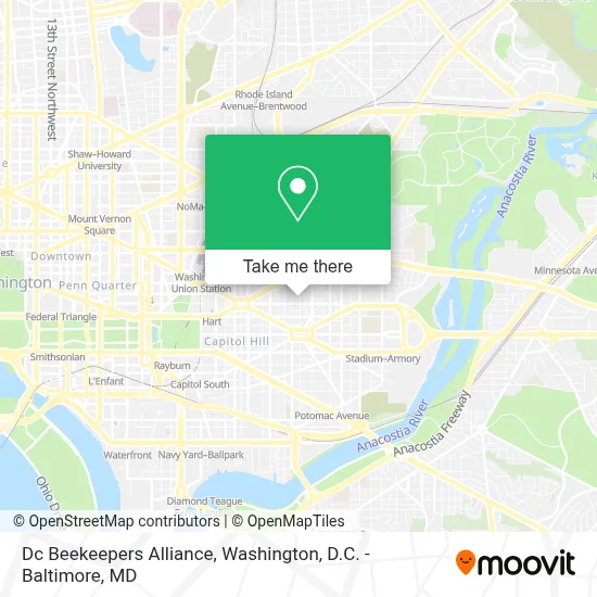 Dc Beekeepers Alliance map
