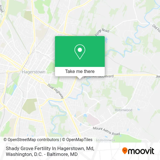 Shady Grove Fertility In Hagerstown, Md map