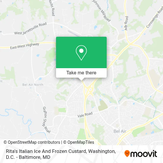 Rita's Italian Ice And Frozen Custard map