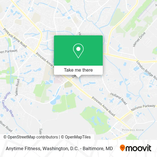 Anytime Fitness map
