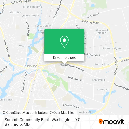Summit Community Bank map