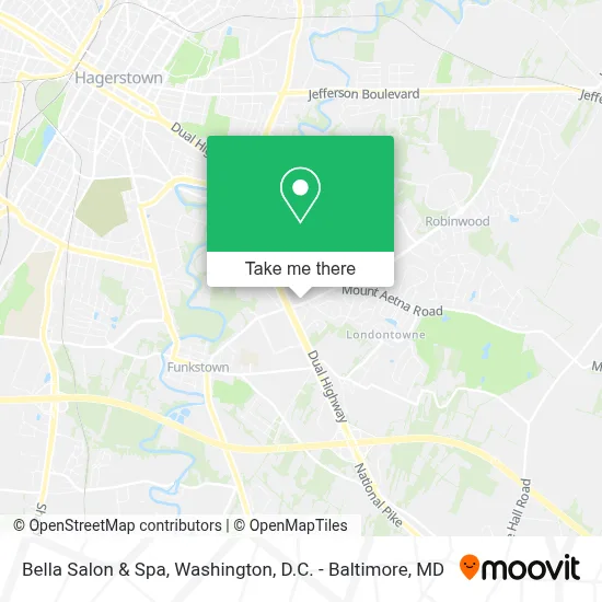 Bella Salon & Spa map