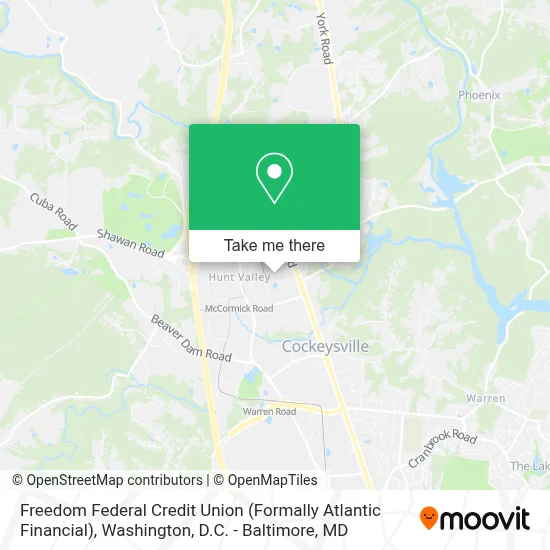 Freedom Federal Credit Union (Formally Atlantic Financial) map