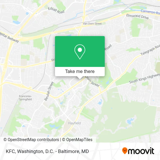 Kfc map