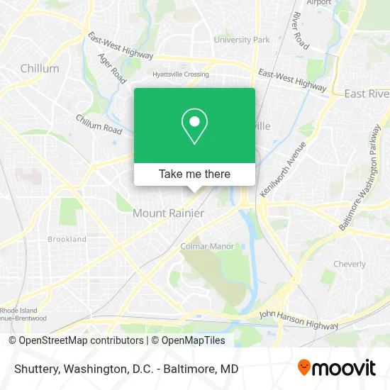 Shuttery map