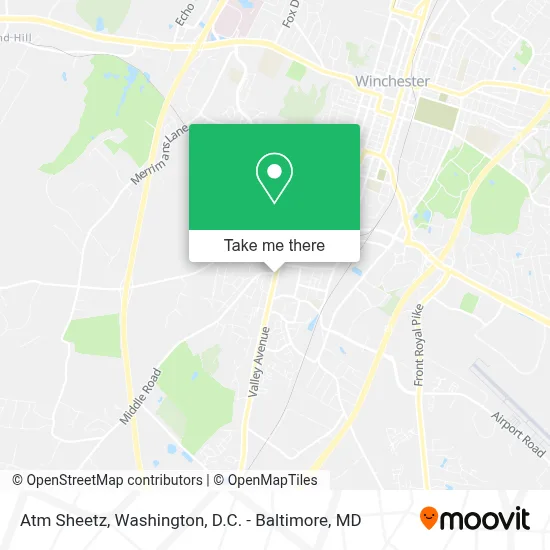 Atm Sheetz map