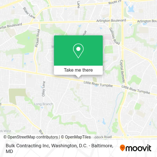 Bulk Contracting Inc map