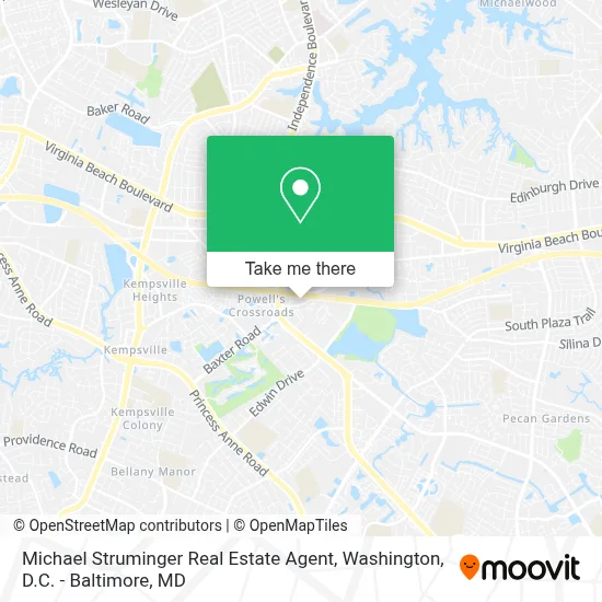 Michael Struminger Real Estate Agent map