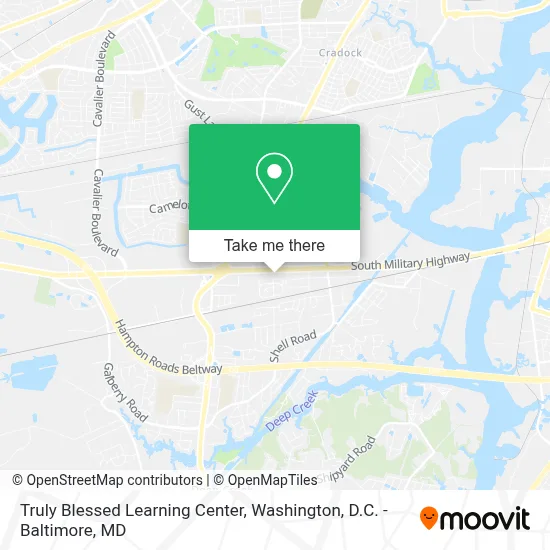 Truly Blessed Learning Center map