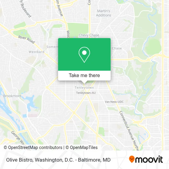 Olive Bistro map