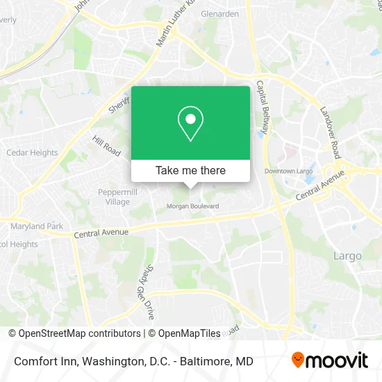 Comfort Inn map