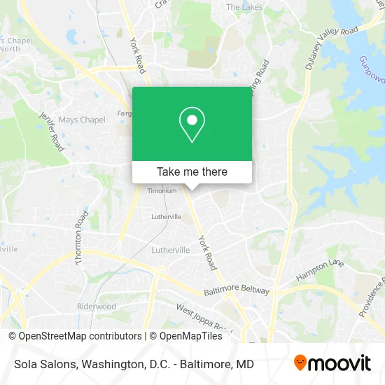 Sola Salons map