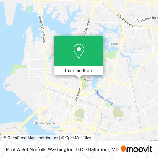 Rent A Set Norfolk map