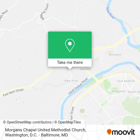 Morgans Chapel United Methodist Church map