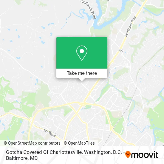 Gotcha Covered Of Charlottesville map