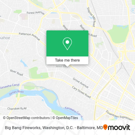 Big Bang Fireworks map