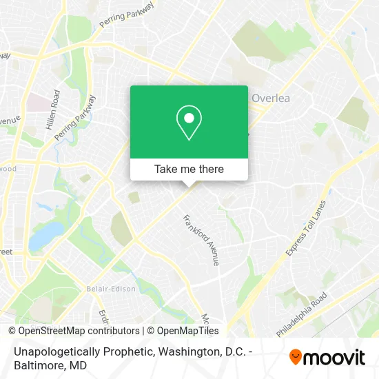 Unapologetically Prophetic map