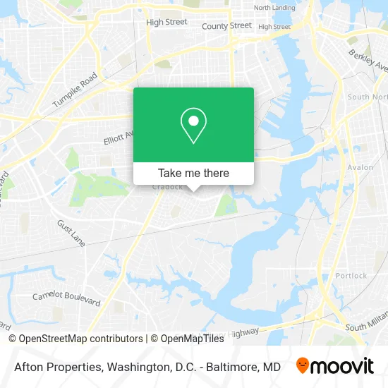 Afton Properties map