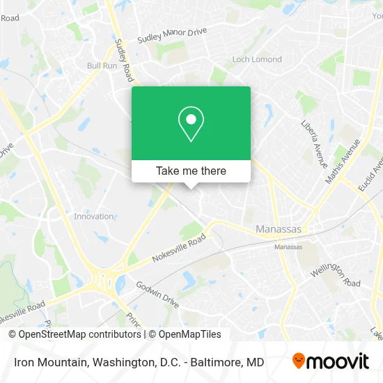 Iron Mountain map