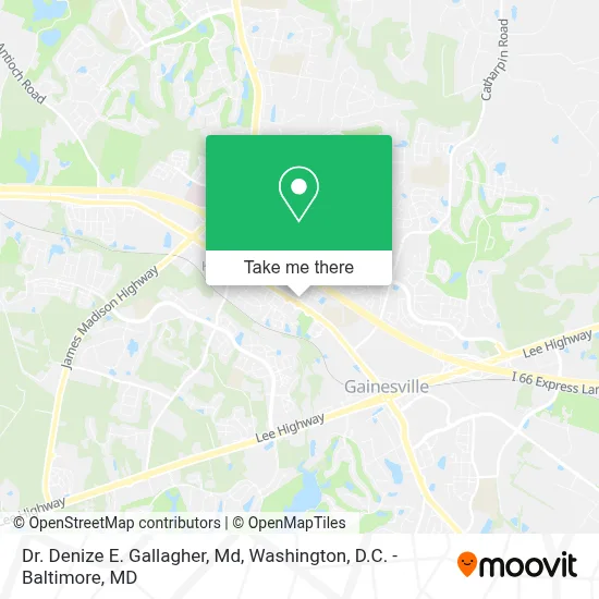 Dr. Denize E. Gallagher, Md map