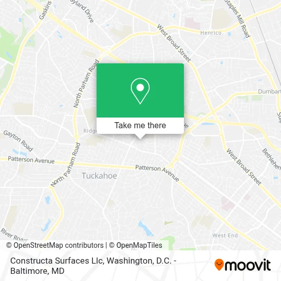 Constructa Surfaces Llc map