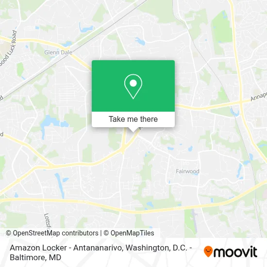 Amazon Locker - Antananarivo map