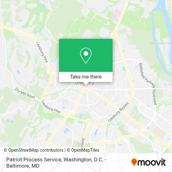 Patriot Process Service map