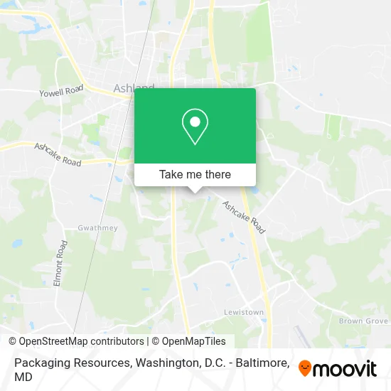 Packaging Resources map