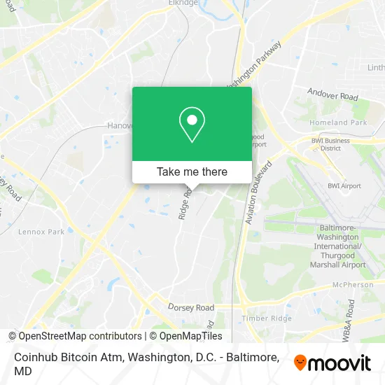 Coinhub Bitcoin Atm map