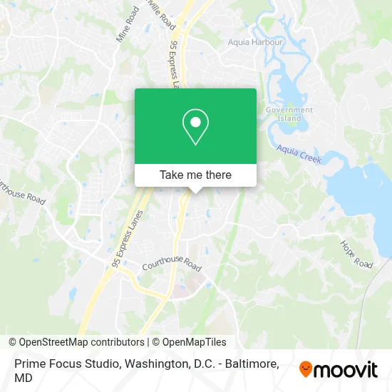 Prime Focus Studio map