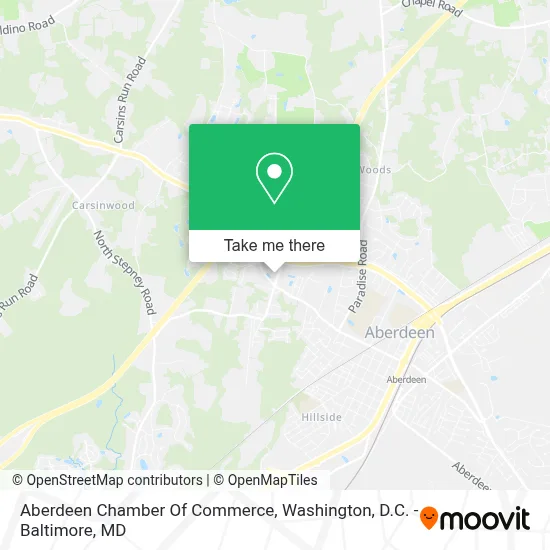 Aberdeen Chamber Of Commerce map