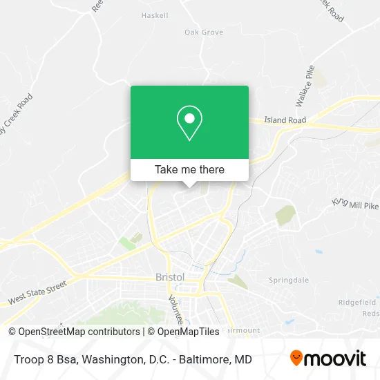 Troop 8 Bsa map