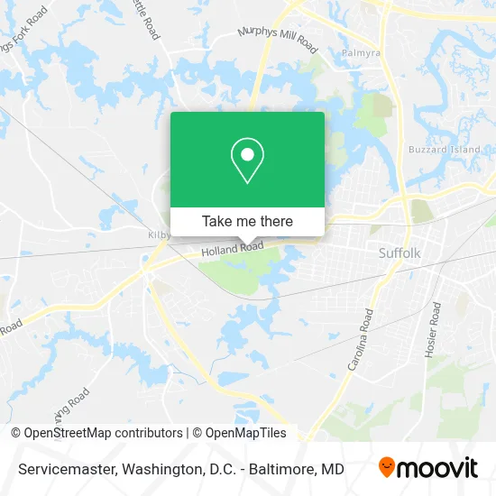 Servicemaster map