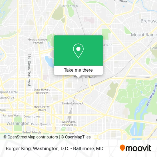 Burger King map