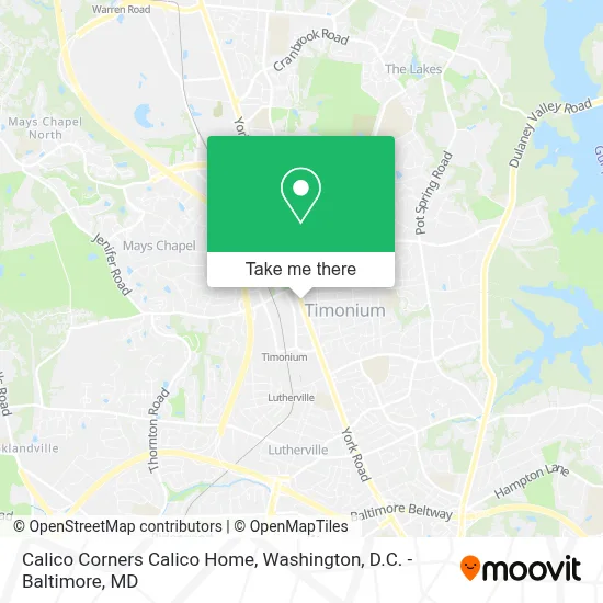 Calico Corners Calico Home map
