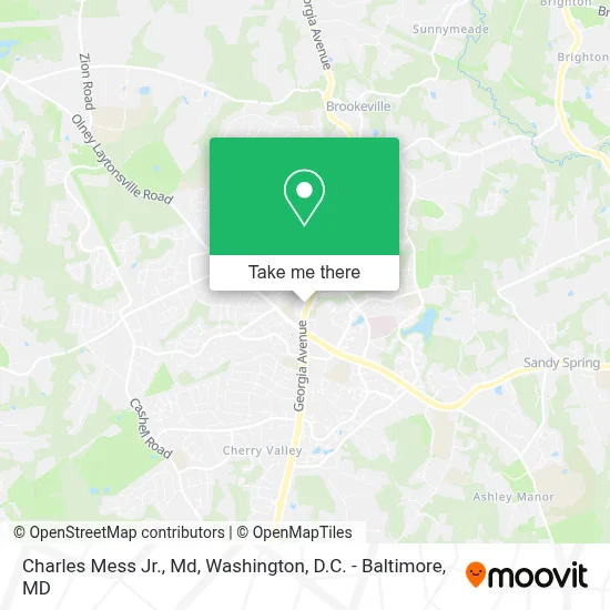 Charles Mess Jr., Md map