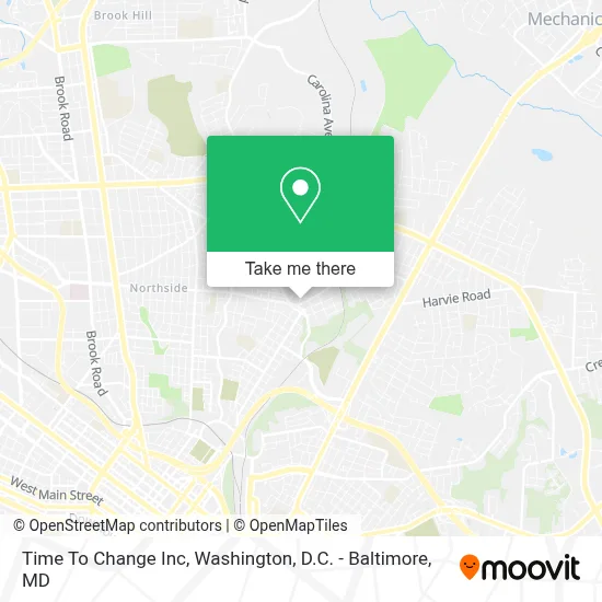 Time To Change Inc map