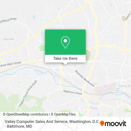 Valley Computer Sales And Service map