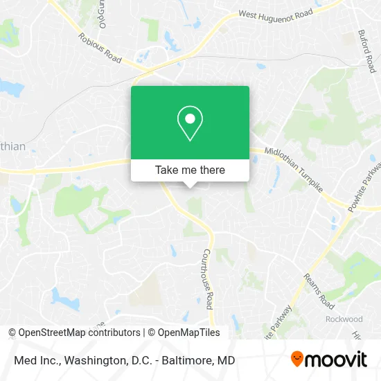 Med Inc. map