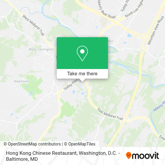 Hong Kong Chinese Restaurant map