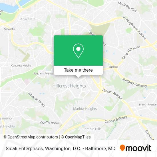 Sicali Enterprises map