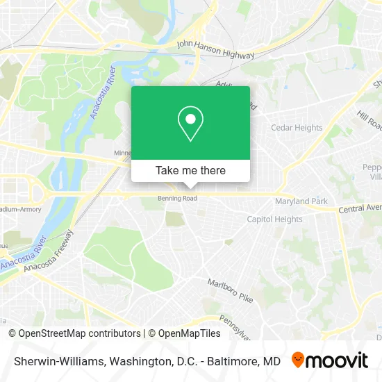 Sherwin-Williams map