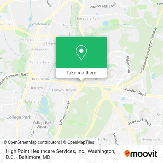 High Point Healthcare Services, Inc. map