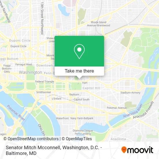 Senator Mitch Mcconnell map