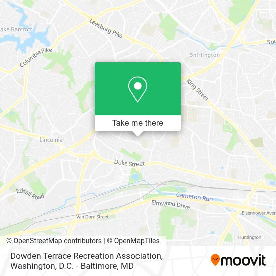 Dowden Terrace Recreation Association map