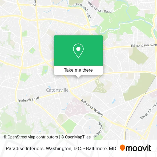 Paradise Interiors map