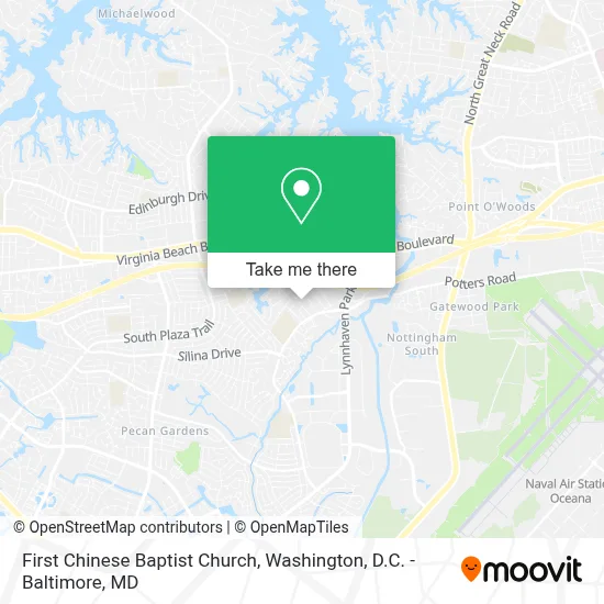 First Chinese Baptist Church map