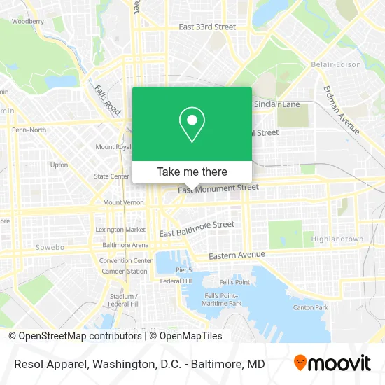 Resol Apparel map