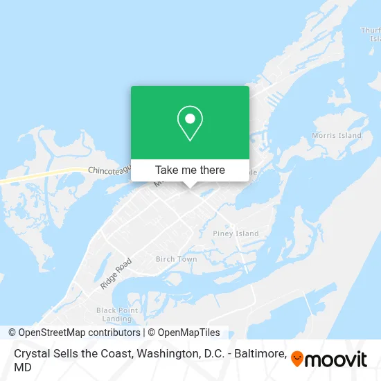 Crystal Sells the Coast map